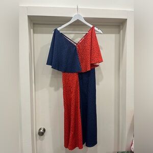 Derek Lam - Handkerchief Midi Dress - Size 40/XS